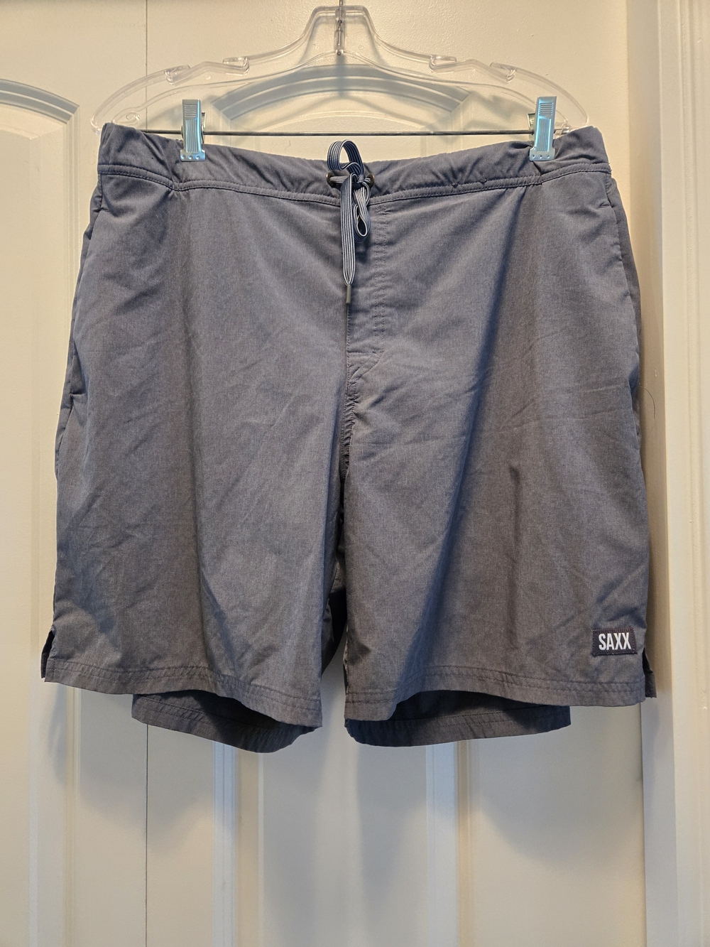 SAXX Men's Gray Swim Shorts